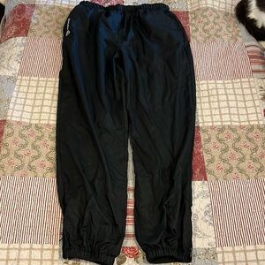 Y2K 90s Sergio Tacchini designed in Italy track pants joggers black